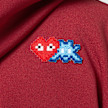 Comme des Garcons Play&nbsp; x The Artist Invader Hooded Zip Sweatshirt rouge 81357 6