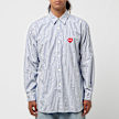 Comme des Garcons Play Men's Shirt Woven bleu 81360 2
