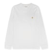 Carhartt WIP Longsleeve Chase T-Shirt weiß 82848 1