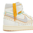 Jordan x UNION LA x BBS Wmns Air Jordan 1 Retro High OG "Woven" beige 81913 8
