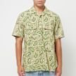 Beams Plus Open Collar Block Print Paisley green 82856 2