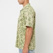 Beams Plus Open Collar Block Print Paisley groen 82856 3