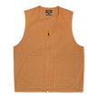 Beams Plus&nbsp; Work Zip Vest Canvas beige 82854 1