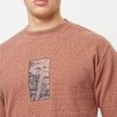 GR10K&nbsp; Waffle T-Shirt rouge 83024 5