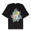 UNDERCOVER Tee Castle Collage black 83501 1