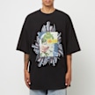 UNDERCOVER Tee Castle Collage noir 83501 2