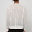 Sunnei Fine Japnese Rib Knit Longsleeve weiß 83614 4