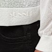Sunnei Fine Japnese Rib Knit Longsleeve weiß 83614 5