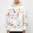 A Bathing Ape Hand Draw Pattern Shark Pullover Hoodie multi-colour 83784 2