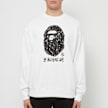 A Bathing Ape Hand Draw Ape Head Crewneck white 83793 2