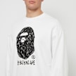 A Bathing Ape Hand Draw Ape Head Crewneck white 83793 5