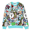 A Bathing Ape Comic Art Crewneck multicolor 83796 1