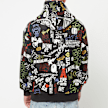 A Bathing Ape Hand Draw Pattern Shark Zip Hoodie M schwarz 83805 4