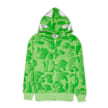 A Bathing Ape Ink Camo Shark Zip Hoodie green 83815 1
