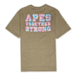 A Bathing Ape Liquid Camo College ATS Tee brown 83820 1