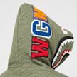 A Bathing Ape Shark Pullover Hoodie grün 83822 9