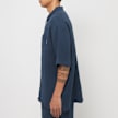 Daily Paper Enzi Seersucker Shortsleeve Shirt bleu 83968 3