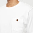 A Bathing Ape One Point Garment Dyed Pocket T-Shirt weiß 84413 5