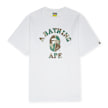A Bathing Ape Liquid Camo College T-Shirt white 90642 1