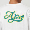A Bathing Ape Varsity Baseball Logo Tee wit 89954 5