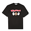 A Bathing Ape Triple Ape Head Tee schwarz 84735 1