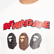 A Bathing Ape Triple Ape Head Tee beige 90254 5