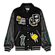 A Bathing Ape Varsity Jacket black 86740 1