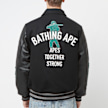 A Bathing Ape Varsity Jacket black 86740 4