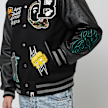 A Bathing Ape Varsity Jacket black 86740 7