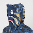 A Bathing Ape Color Camo Double Shark Full Zip Hoodie blau 86741 7