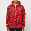 A Bathing Ape Color Camo Double Shark Full Zip Hoodie red 86742 2