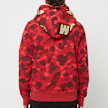 A Bathing Ape Color Camo Double Shark Full Zip Hoodie red 86742 4