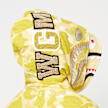 A Bathing Ape&nbsp; Color Camo Double Shark Full Zip Hoodie jaune 90255 6