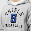 Pleasures x N.E.R.D. Applique Zip Up Hoodie grau 84881 5