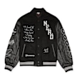 Pleasures x N.E.R.D. Varsity Jacket schwarz 86822 1
