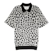 Wacko Maria Leopard Knit Polo-Shirt grijs 88141 1