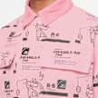 Sky High Farm Insulation Print Chore Coat Woven rosa 90287 5