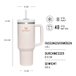 Stanley The Quencher H2.O FlowState™ Tumbler 1.18L rose 87498 5