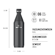 Stanley The All Day Slim Bottle 0.6L zwart 89297 4