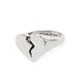 TwoJeys Broken Heart Ring argent 85940 1
