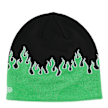 New Era Flame Skull Knit Beanie vert 88199 2