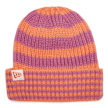 New Era Stripe Knit Beanie orange 90995 1