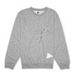 Gramicci x And Wander Print Sweatshirt gris 86969 1