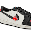 Jordan x PSG Wmns Air Jordan 1 Low OG "Pink Oxford" zwart 85132 8