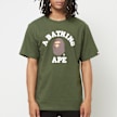 A Bathing Ape College Tee M vert 85278 2
