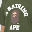 A Bathing Ape College Tee M vert 85278 5