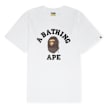 A Bathing Ape College Tee M white 87064 1
