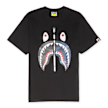 A Bathing Ape Color Camo Separate Shark Tee black 89096 1