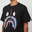 A Bathing Ape Color Camo Separate Shark Tee black 89096 5