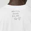 A Bathing Ape Hand Drawn Logo Relaxed Fit Tee white 85286 5